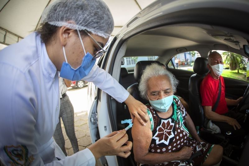 Belém inicia nova fase de vacinação contra Covid-19 em idosos com 60 a 69 anos