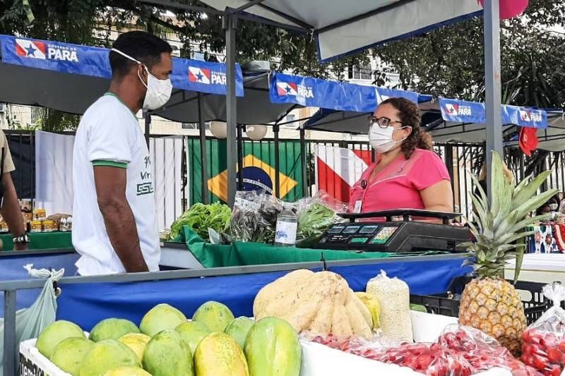Dezoito famílias participam de primeira edição de feira da agricultura familiar em Belém