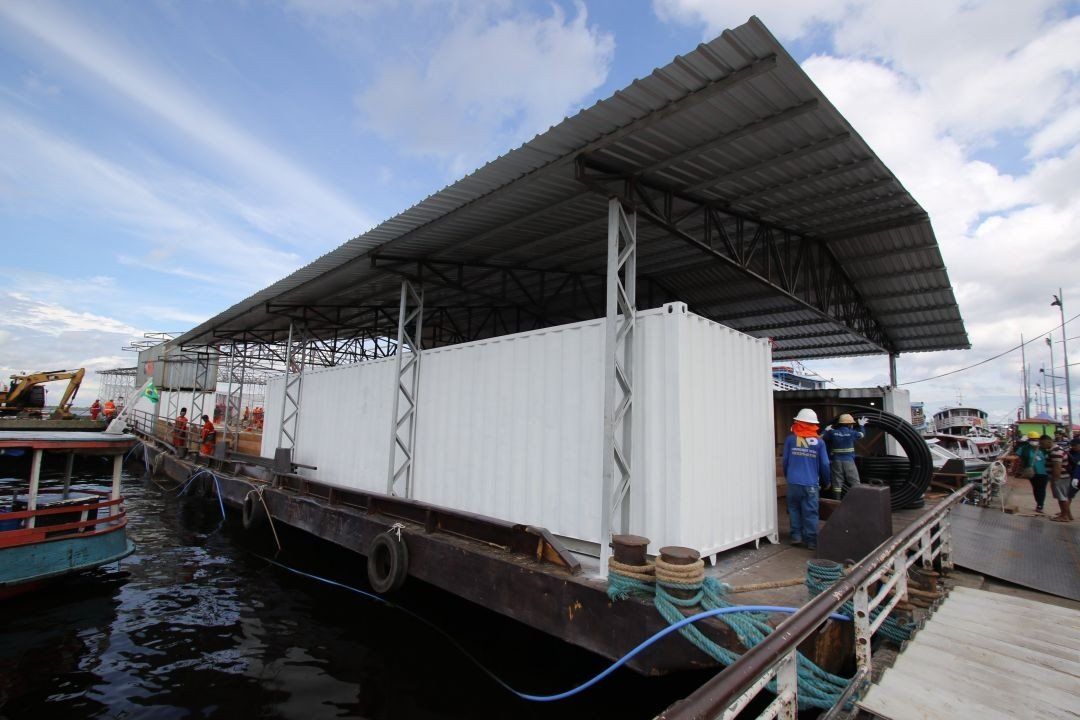 Inauguração de balsa provisória para feirantes do Centro de Manaus acontece nesta terça-feira (18)