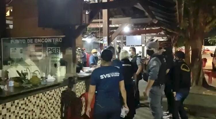Operação de enfrentamento à Covid-19 fecha estabelecimentos e realiza prisões em Macapá