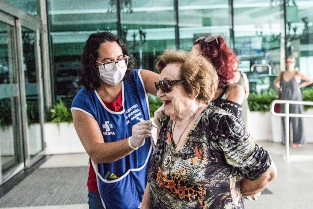Pesquisa mostra queda de 40% no número de mortes de idosos com mais de 70 anos em Belém por Covid-19