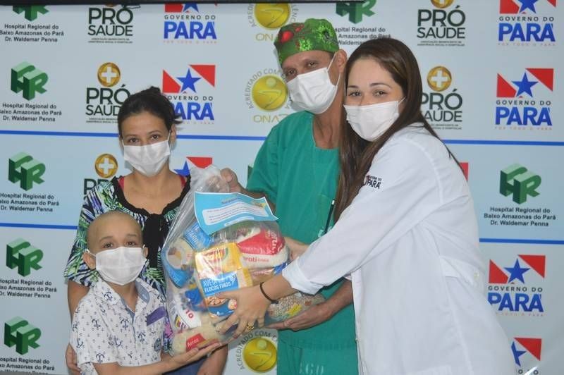 Campanha do Hospital Regional do Baixo Amazonas arrecada mais de 1,7 tonelada de alimentos para famílias de pacientes no Pará