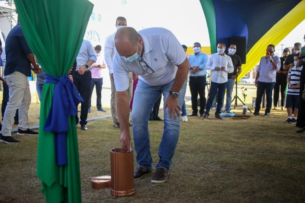 Comemoração dos 78 anos do Ex-Território do AP tem 'plantio' de cápsula do tempo
