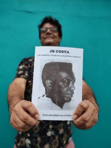 Artista acreano ganha livro "JB Costa - Um sambista negro da Amazônia Acreana"
