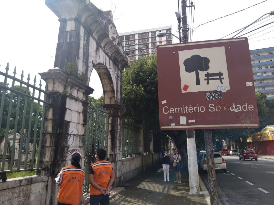 Secult e UFPA iniciam trabalho de restauro no Cemitério da Soledade