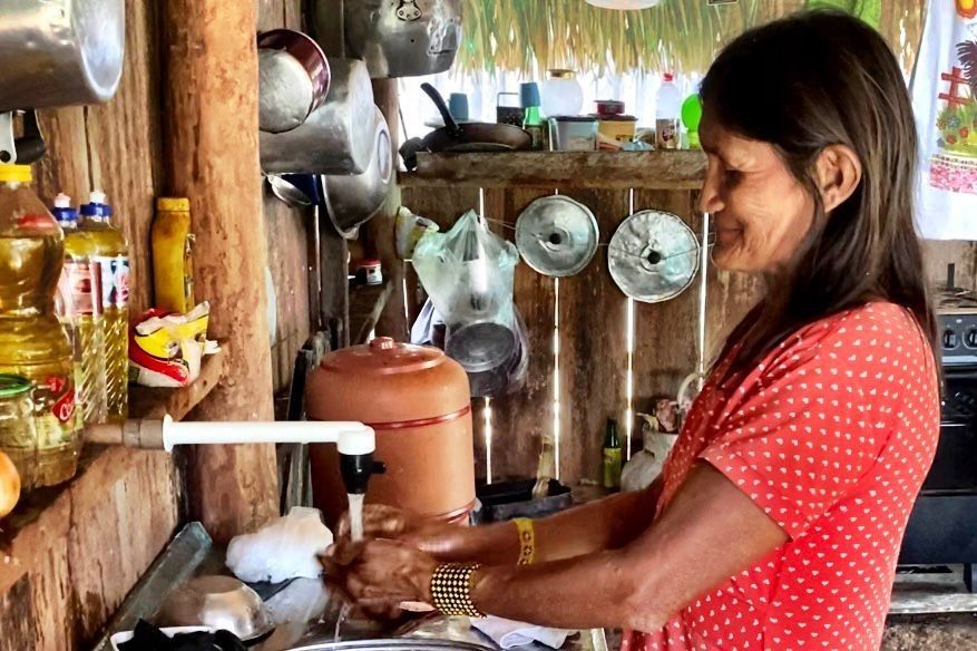 No Pará, sistemas de saneamento e abastecimento em aldeias, diminuem taxa de mortalidade e doenças relacionadas a água