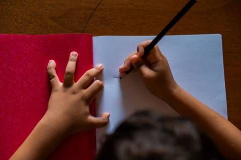 "O projeto é para os alunos escreverem gratuitamente um livro e tomarem gosto pela leitura"