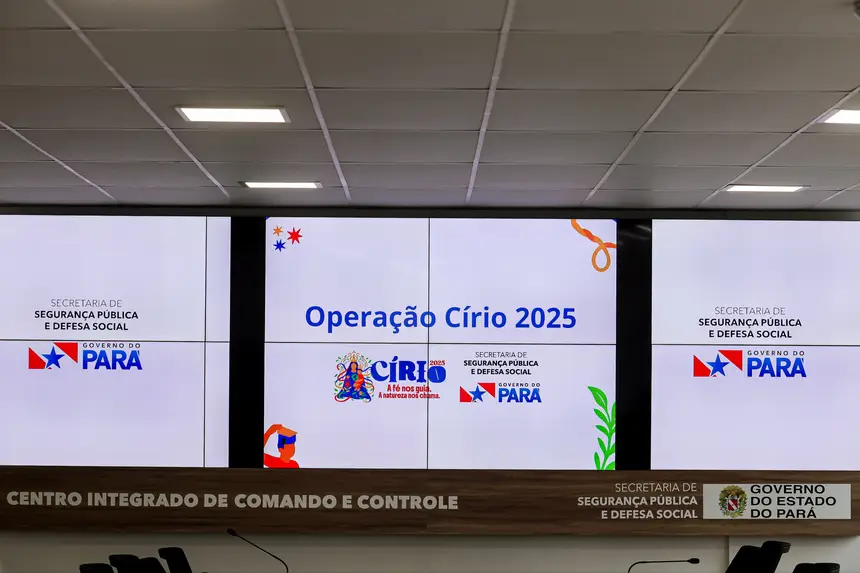 Segurança Pública do Pará apresenta plano de atuação da Operação Círio 2025