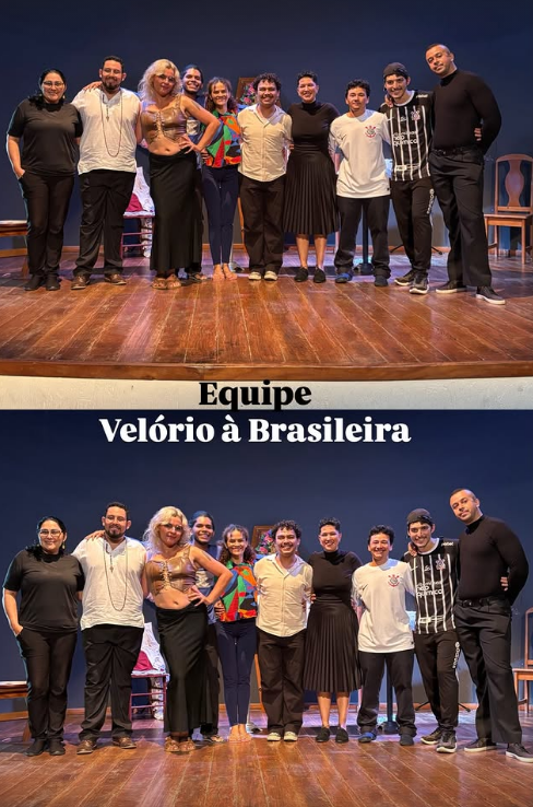 Teatro Candeeiro apresenta o espetáculo "Velório à Brasileira" no Teatro Hélio Melo neste final de semana
