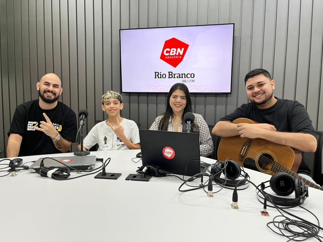 Palco CBN: baterista de 11 anos forma banda de nu metal no Acre