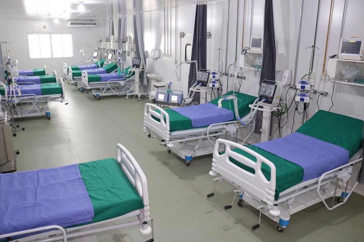 Hospital de Campanha no Centro de Reabilitação de Rondônia é reaberto após aumento de casos da Covid-19