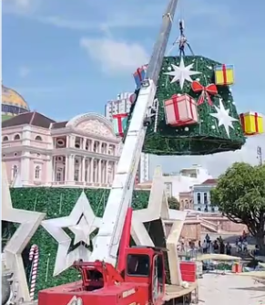 Operador afastado pelo INSS é preso após tombamento de guindaste