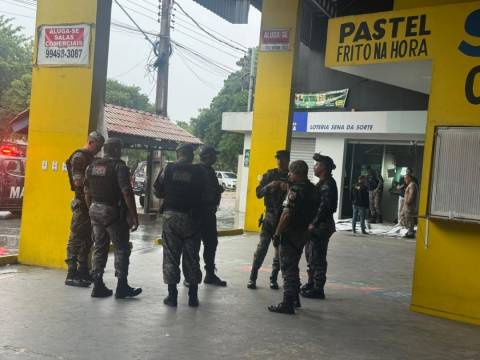 Criminosos explodem casa lotérica durante assalto na Zona Norte de Manaus